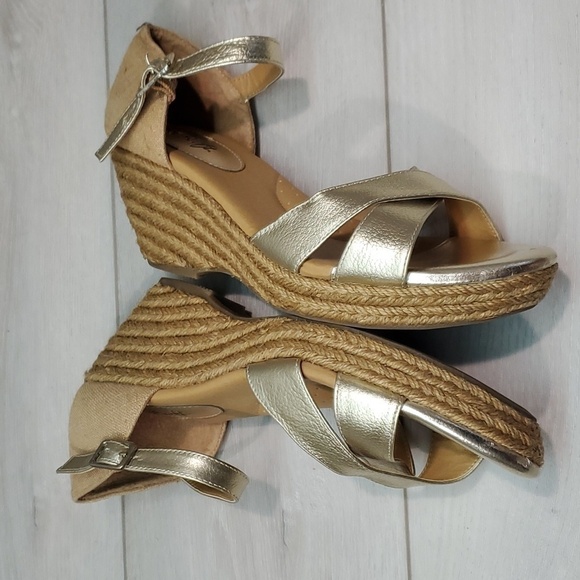 Euro By Sofft Womens Soft Comfort Espadrille Wedge Sandals Shoes sz 9M - Picture 10 of 13